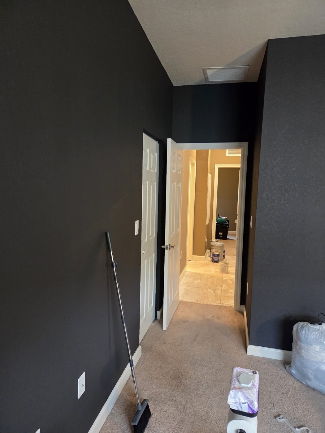 Belen Painting — Hallway Prep & Painting — Real Project